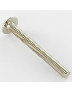 Tornillo metales plano llave de 4 M6X60 Acero niquelado 2