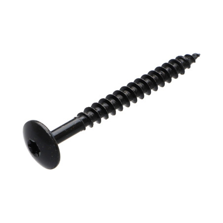 1 x Tornillo pernio 7X70 roscado parcial TORX T30 Acero cincado negro