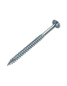 Tornillo pernio 7X120 roscado en 90 TORX T30 Zincado cr3... 2