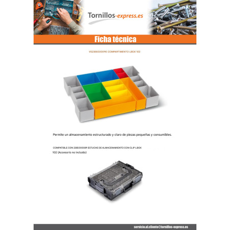 1 x COMPARTIMIENTO LBOX 102