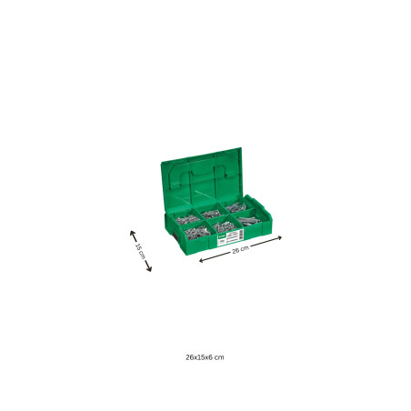 1 x Surtido de 703 Spax cabeza fresada/testa svasat T-STAR+ WIROX