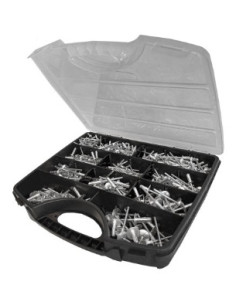Surtido de 500 Remaches ciegos Multigrip Aluminio Vástago...