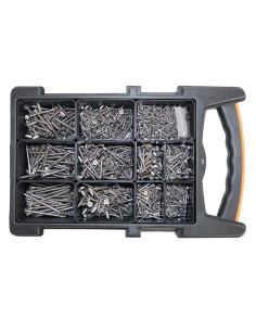 Surtido de 1200 Tornillos para madera TEKOR cabeza... 2