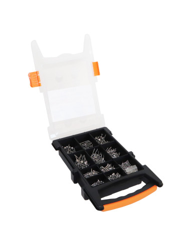 1 x Surtido de 1200 Tornillos para madera TEKOR...