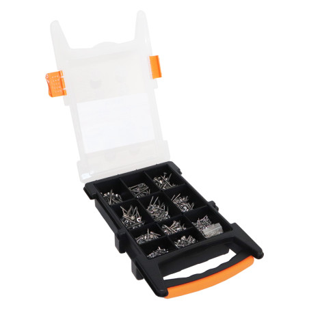 1 x Surtido de 1200 Tornillos para madera TEKOR cabeza fresada/testa svasat dentado TORX Inoxidable A2