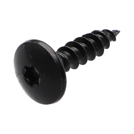 1 x Tornillo pernio 7X30 roscado parcial TORX T30 Acero cincado negro