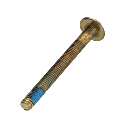 1 x Tornillo metales plano llave de 4 M6X60 Freno rosca Acero latonado