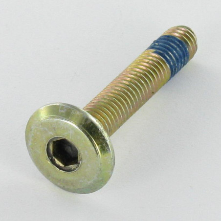 1 x Tornillo metales plano llave de 4 M6X35 Freno rosca Acero latonado