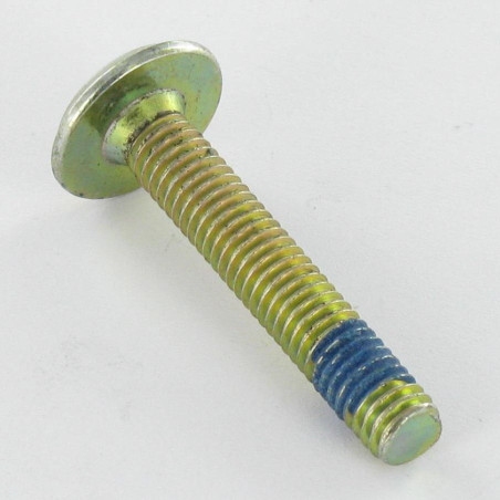 1 x Tornillo metales plano llave de 4 M6X35 Freno rosca Acero latonado