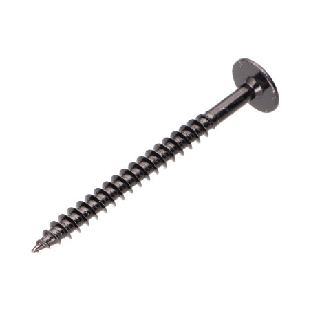 1 x Tornillo pernio 6X70 roscado parcial TORX T30 Acero cincado negro