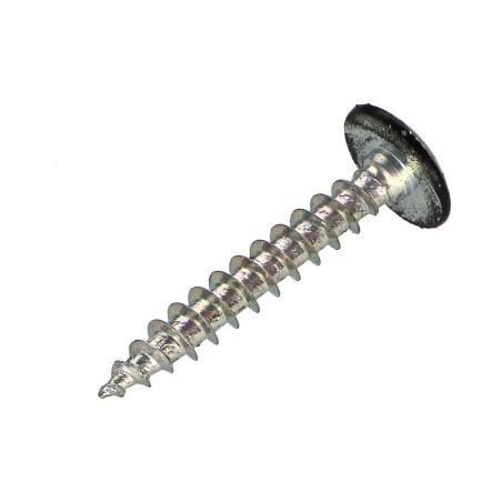 1 x Tornillo pernio 6X40 roscado parcial TORX T30 Acero cincado blanco lacado negro 9005