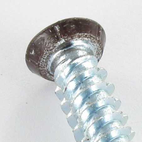 1 x Tornillo Hormigón cabeza fresada/testa svasat ROJO 7.5X120 TORX T30 Acero cincado blanco RAL8017 marrón chocolate