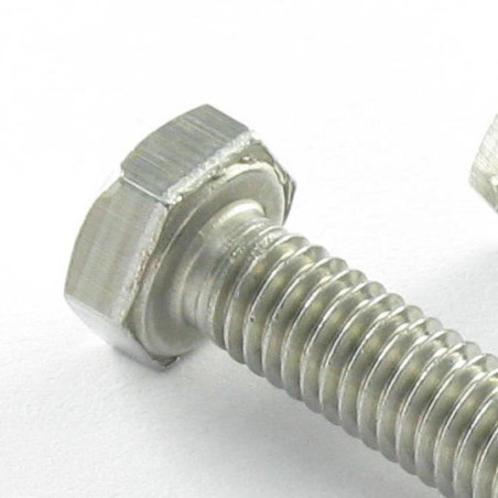 1 x Tornillo metales cabeza hexagonal M6X40 Inoxidable A4