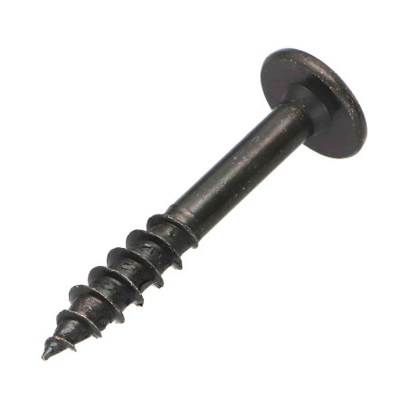 1 x Tornillo pernio 7X60 roscado total TORX T30 Acero cincado negro