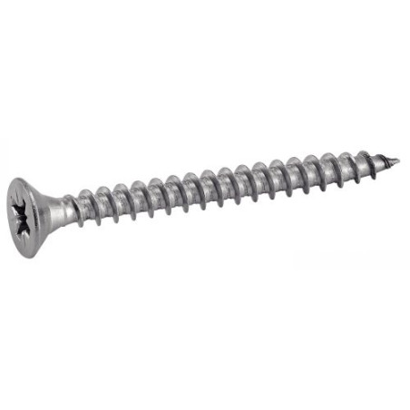 1 x Surtido de 1664 Tornillo madera aglomerado cabeza fresada/testa svasat Pozi + Punta Inoxidable A4