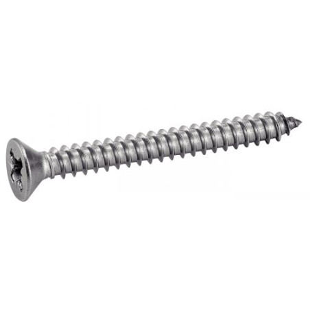1 x Surtido de 1684 Tornillo chapa cabeza cilíndrica / cabeza fresada/testa svasat Pozi + Punta Inoxidable A4