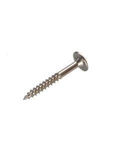 Tornillo pernio 5X40 roscado total TORX T20 Acero niquelado 2