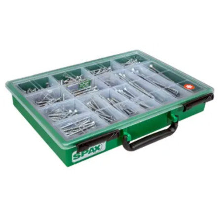 1 x Surtido de 364 Tornillo madera cabeza fresada/testa svasat T-STAR WIROX + 3 Punta