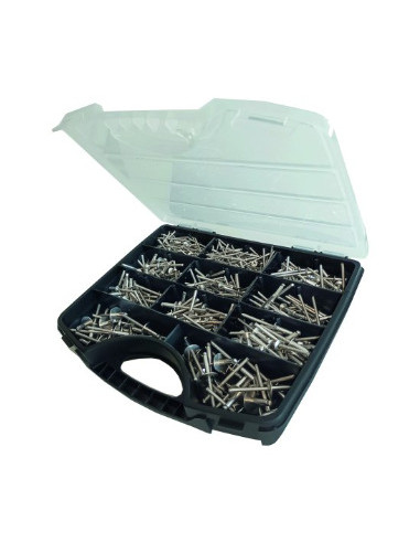 1 x Surtido de 500 Remache GORIVETO Inoxidable...