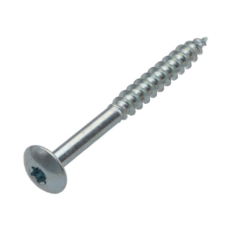 1 x Tornillo pernio 7X70 roscado en 40 TORX T30 cut punta antihendidura tipo 17 Zincado cr3 96 hbs sin óxido rojo