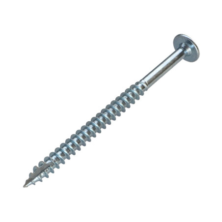 1 x Tornillo pernio 7X100 roscado en 70 TORX T30 Zincado cr3 96 hbs sin óxido rojo cut punta antihendidura tipo 17