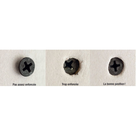 1 x Tornillo para placa de yeso Tornillo TTPC Phillips 2 3.5X55 Acero fosfatado