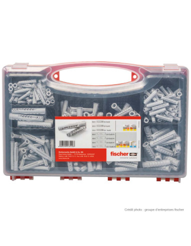 1 x Surtido de 290 Taco universal Fischer UX...