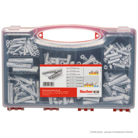1 x Surtido de 290 Taco universal Fischer UX roscado en SX