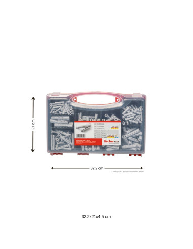 1 x Surtido de 290 Taco universal Fischer UX...
