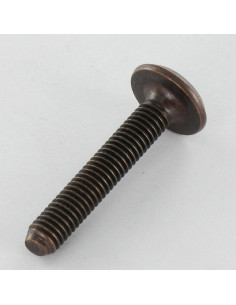 Tornillo metales plano llave de 4 M6X60 acero bronce 2