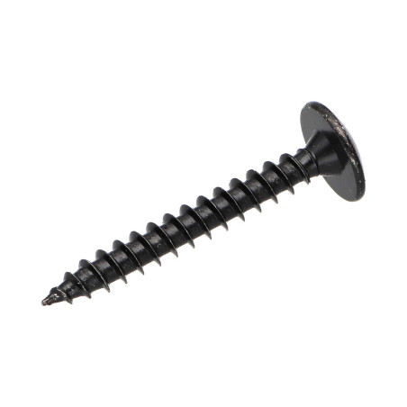 1 x Tornillo madera y aglomerado pernio 6X60 TORX T30 roscado total Acero cincado negro