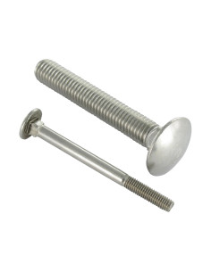 Cabeza redonda cuello cuadrado Inoxidable A2 M6X16...