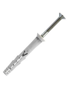 Taco para clavar Nylon 8X100 con tornillo cabeza...