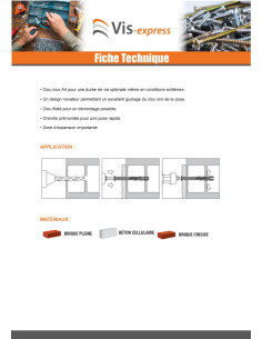 Taco para clavar Nylon 5X27 con tornillo cabeza... 2