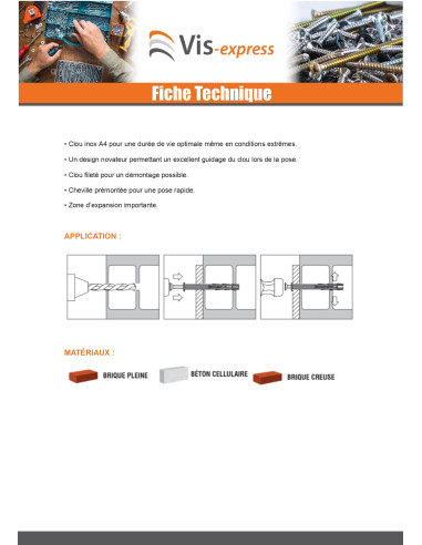 1 x Taco para clavar Nylon 5X27 con tornillo...