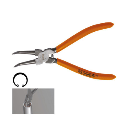 1 x Alicates Circlip interior Codo 45 grado longitud 175