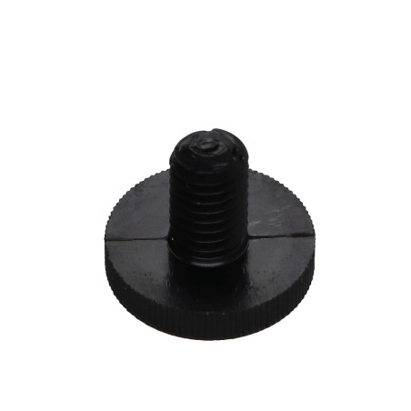 1 x Tornillo metales nylon nero cabeza cilíndrica fresada M6X10