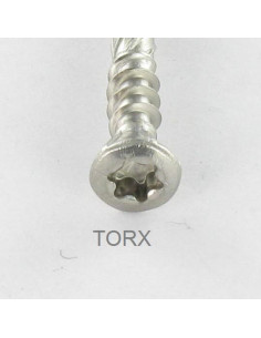 V.TKR doble roscado cabeza fresada/testa svasat TORX T25... 2