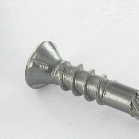 1 x V.TKR doble roscado cabeza fresada/testa svasat TORX T25 5X70 cut punta antihendidura tipo 17 Inoxidable A2 marrón