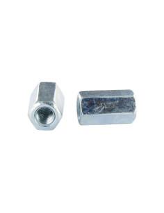Manguitos hexagonal M5X15 entrecaras 8 Acero cincado blanco