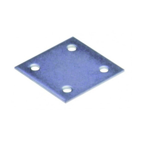 1 x Placa ASAMBLEA 40X40 Acero cincado blanco