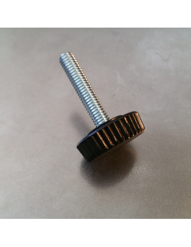 1 x Punta Ajuste nylon nero M5X15 diámetro de...