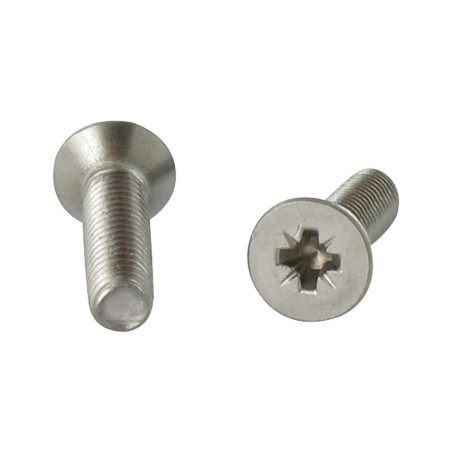 1 x Tornillo autorroscante Inoxidable A2 cabeza fresada/testa svasat Pozi PZ3 M2.5X8 microtornillo