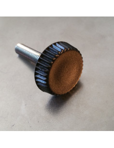 Punta Ajuste nylon nero M4X8 diámetro de cabeza: 20 2