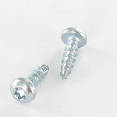 1 x Tornillo madera aglomerado VBA3 cabeza redonda TORX 5X40 TORX T20 Acero cincado blanco