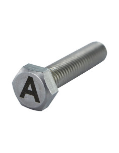 Tornillo metales cabeza hexagonal 8X35 Inoxidable A4 con...