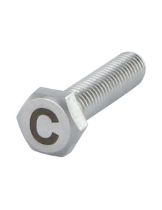 Tornillo metales cabeza hexagonal 8X35 Inoxidable A4 con...