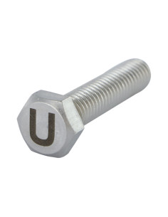 Tornillo metales cabeza hexagonal 8X35 Inoxidable A4 con...