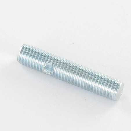 1 x Varilla roscada Acero cincado blanco M8X100 con 2 Cornezuelos