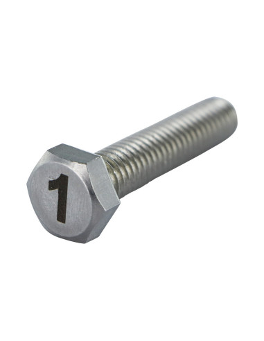 1 x Tornillo metales cabeza hexagonal 8X35...